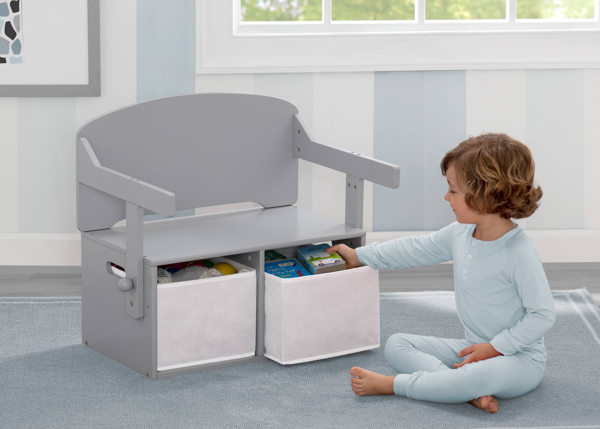 My Size Gray Activity Bench